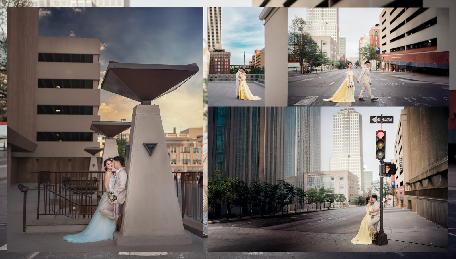 Cinematic wedding photo 2